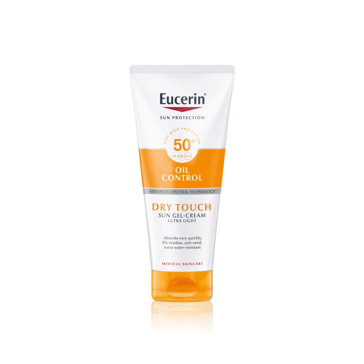 EUCERIN Sun Oil Control želejveida sauļošanās krēms ķermenim ar SPF50+, 200 ml - Produkta attēls