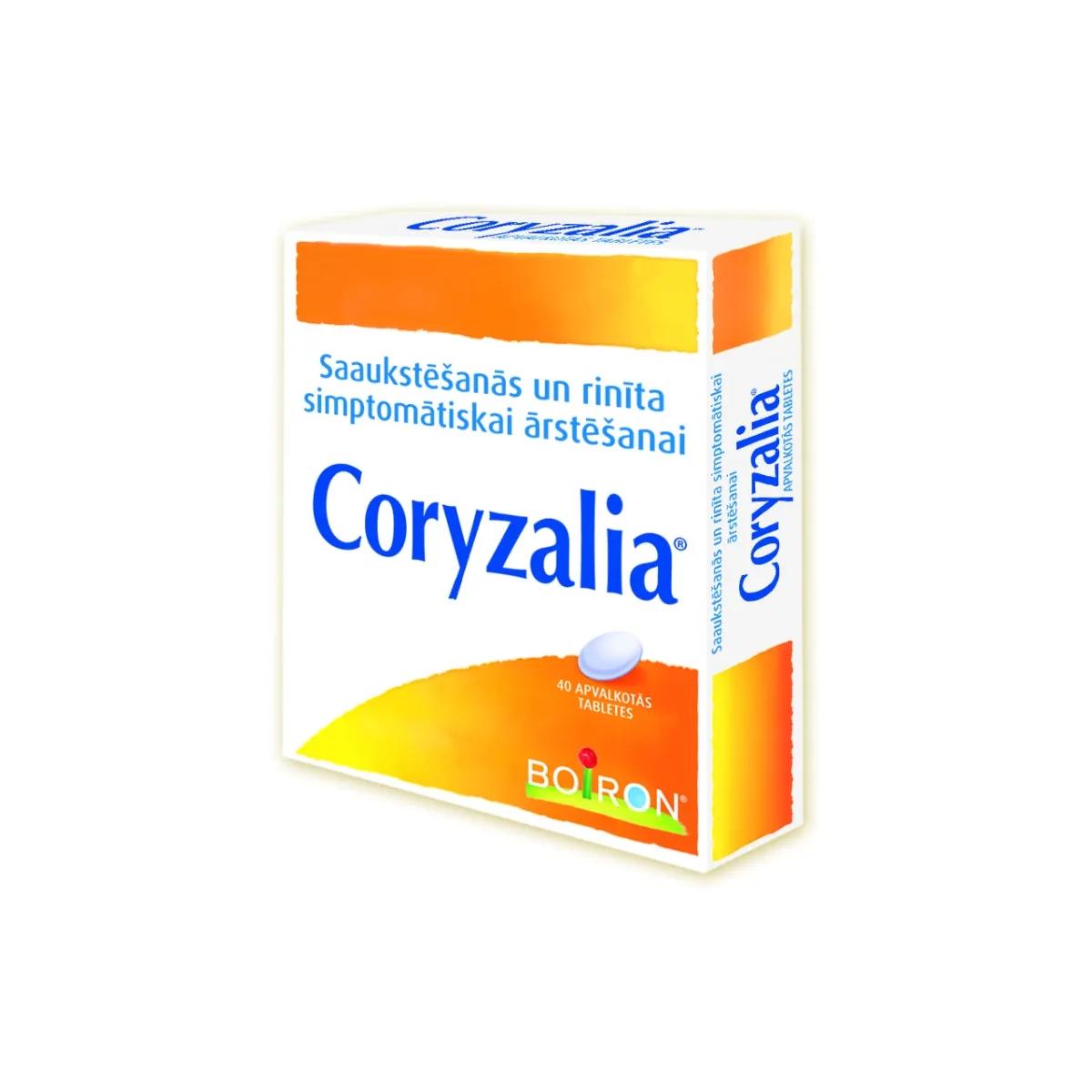 CORYZALIA tabletes, 40 gab - Produkta attēls