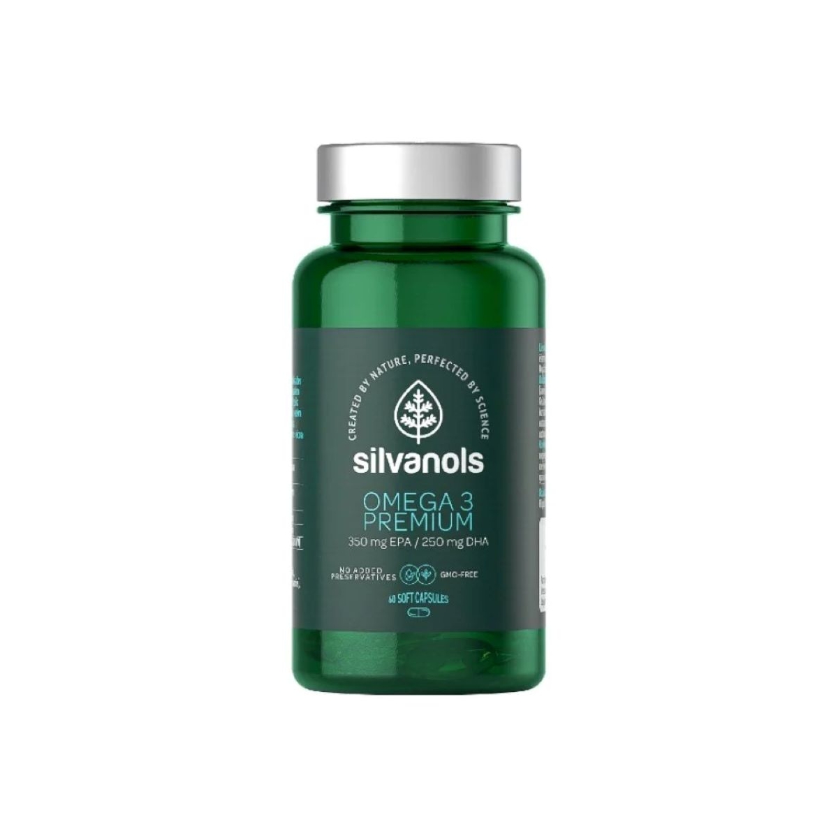 SILVANOLS Omega 3 Premium kapsulas, 60 gab. - Produkta attēls