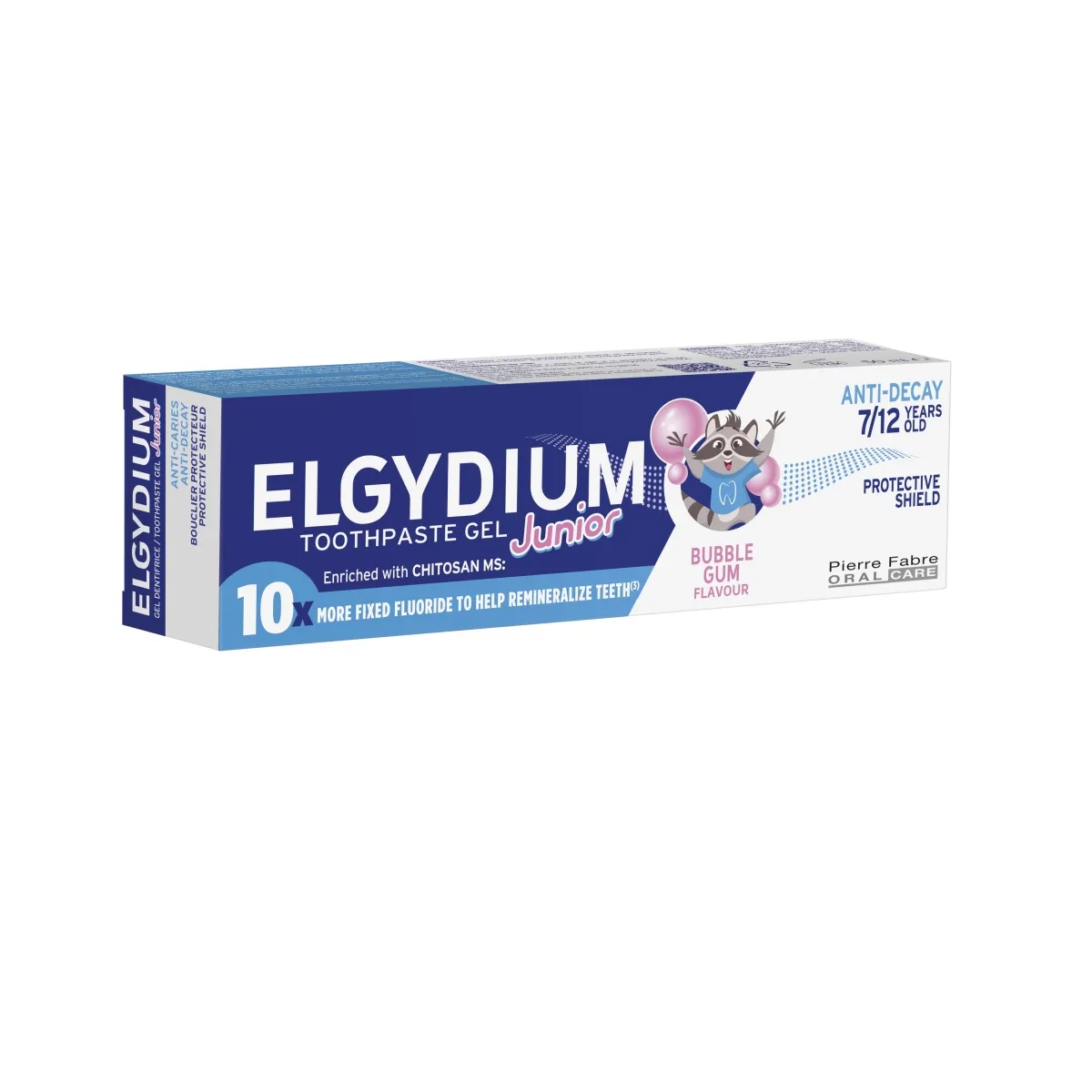 ELGYDIUM Junior Bubble Gum zobu pasta, 50 ml - Produkta attēls