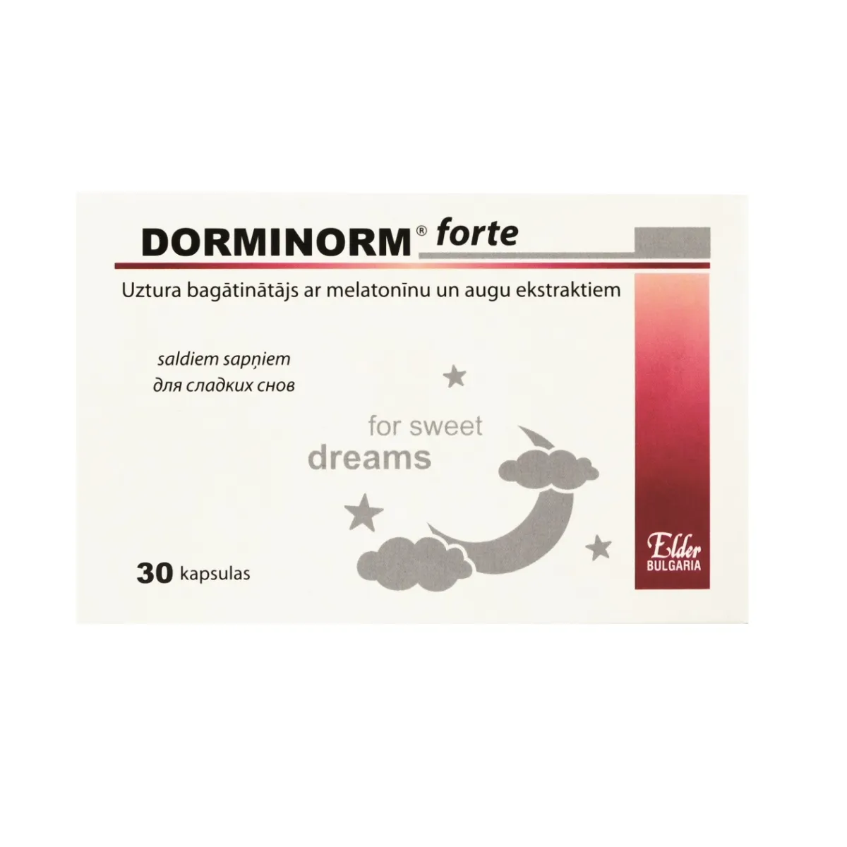 DORMINORM Forte kapsulas, 30 gab - Produkta attēls