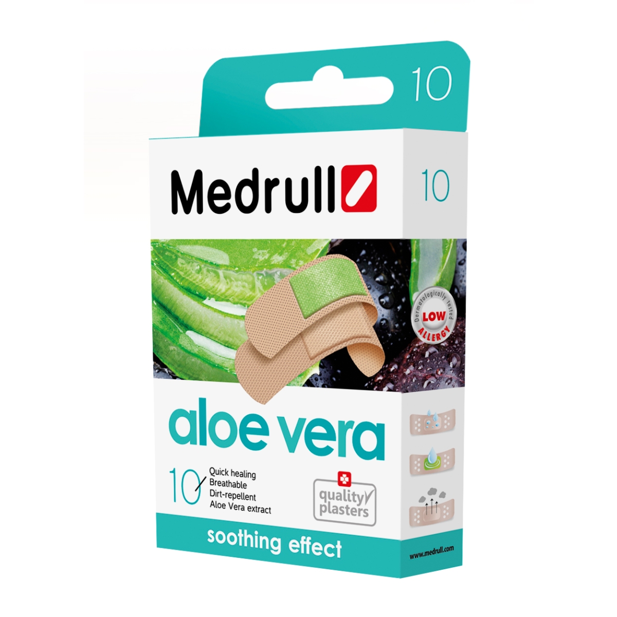 MEDRULL plāksteris "Aloe Vera", 10 gab - Produkta attēls