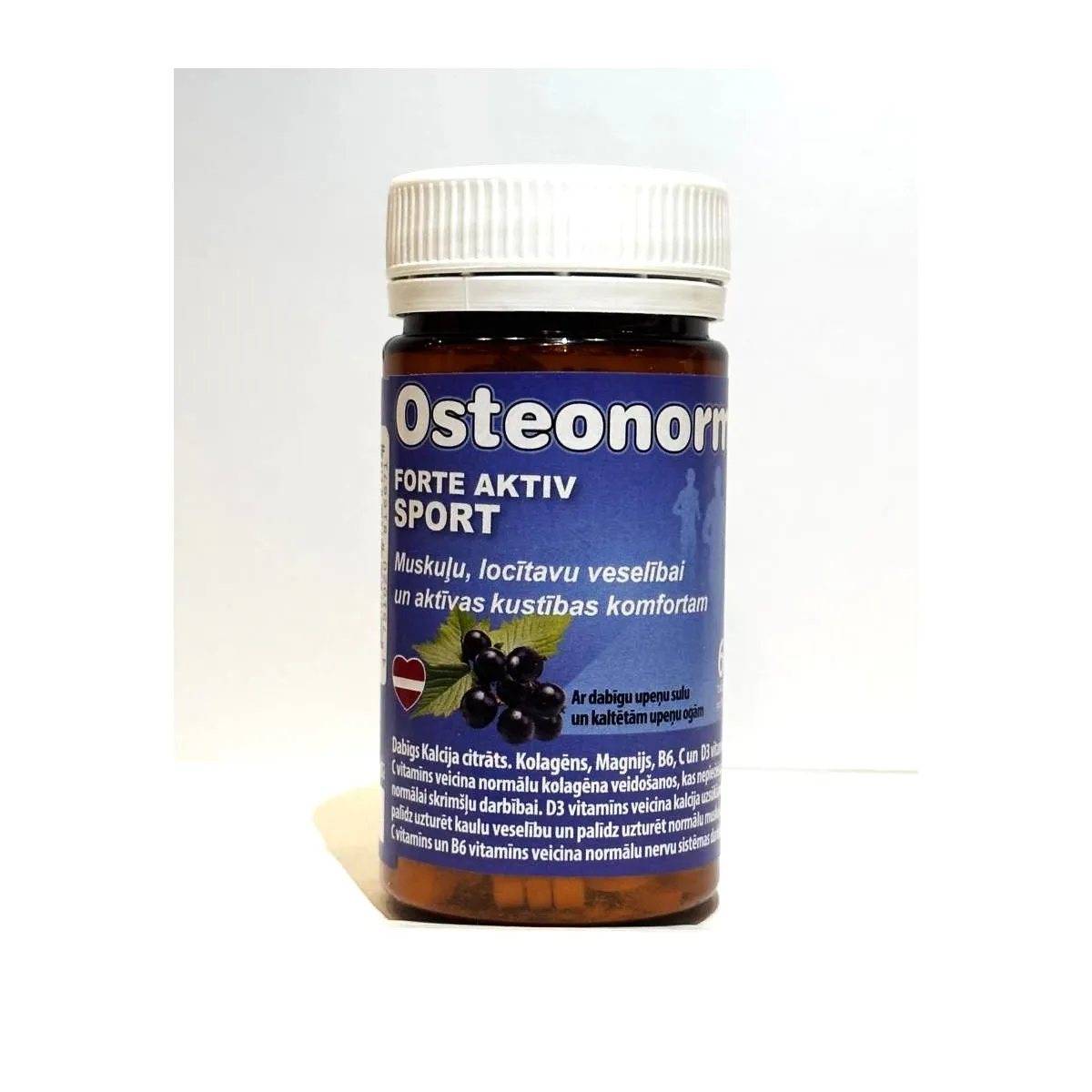 OSTEONORM FORTE aktiv sport tabletes, 60 gab. - Produkta attēls