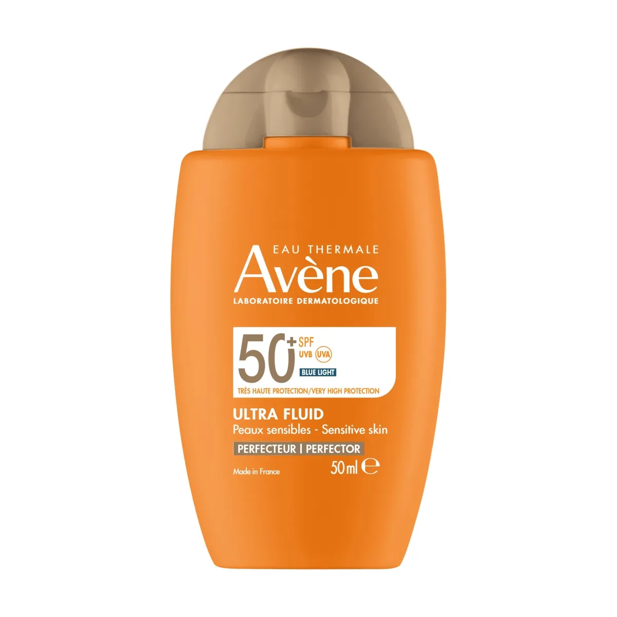 AVÈNE Sun Ultra-fluīds Perfector ar toni SPF 50+, 50 ml - Produkta attēls