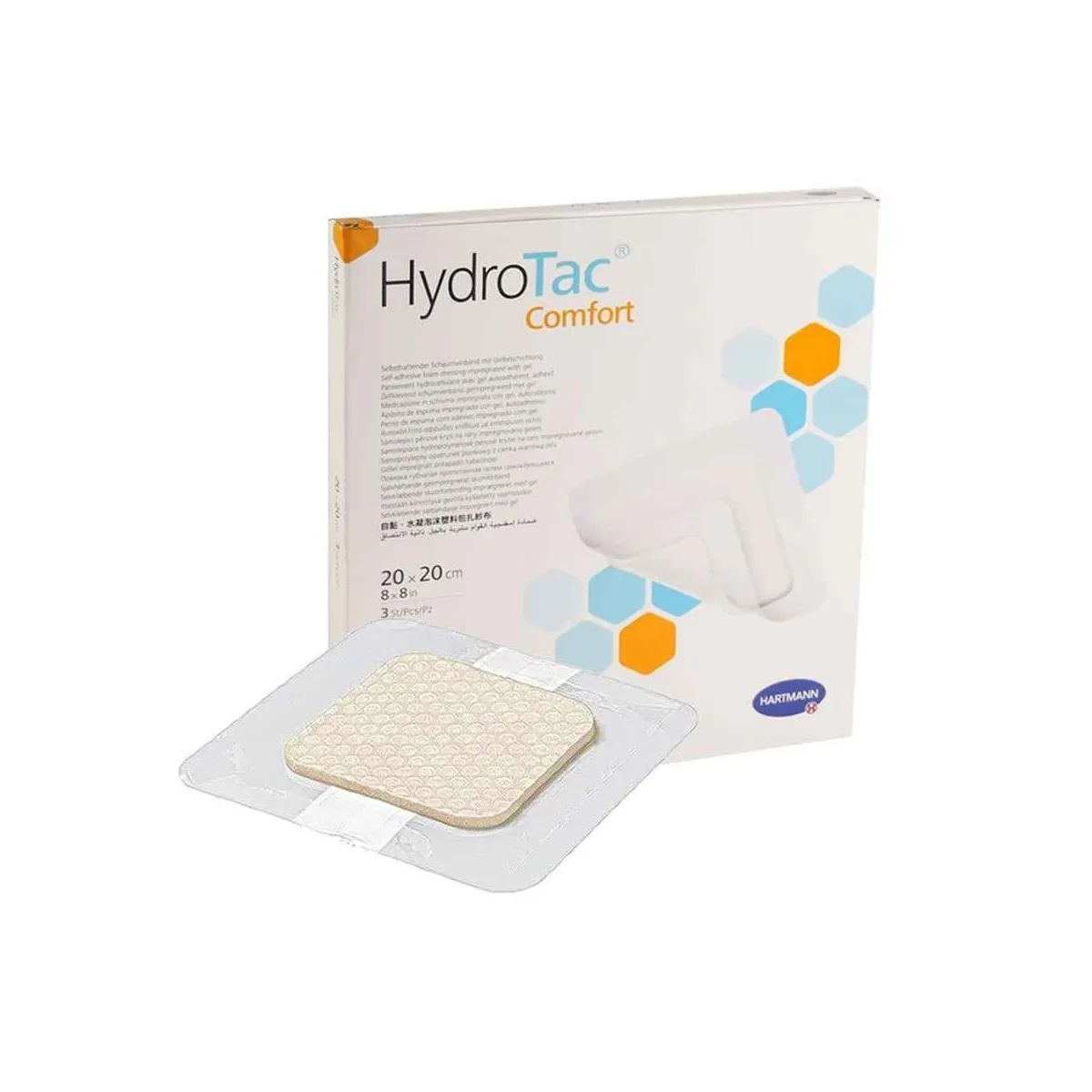 HYDROTAC Comfort brūču pārsējs (20 x 20 cm), 1 gab. - Produkta attēls