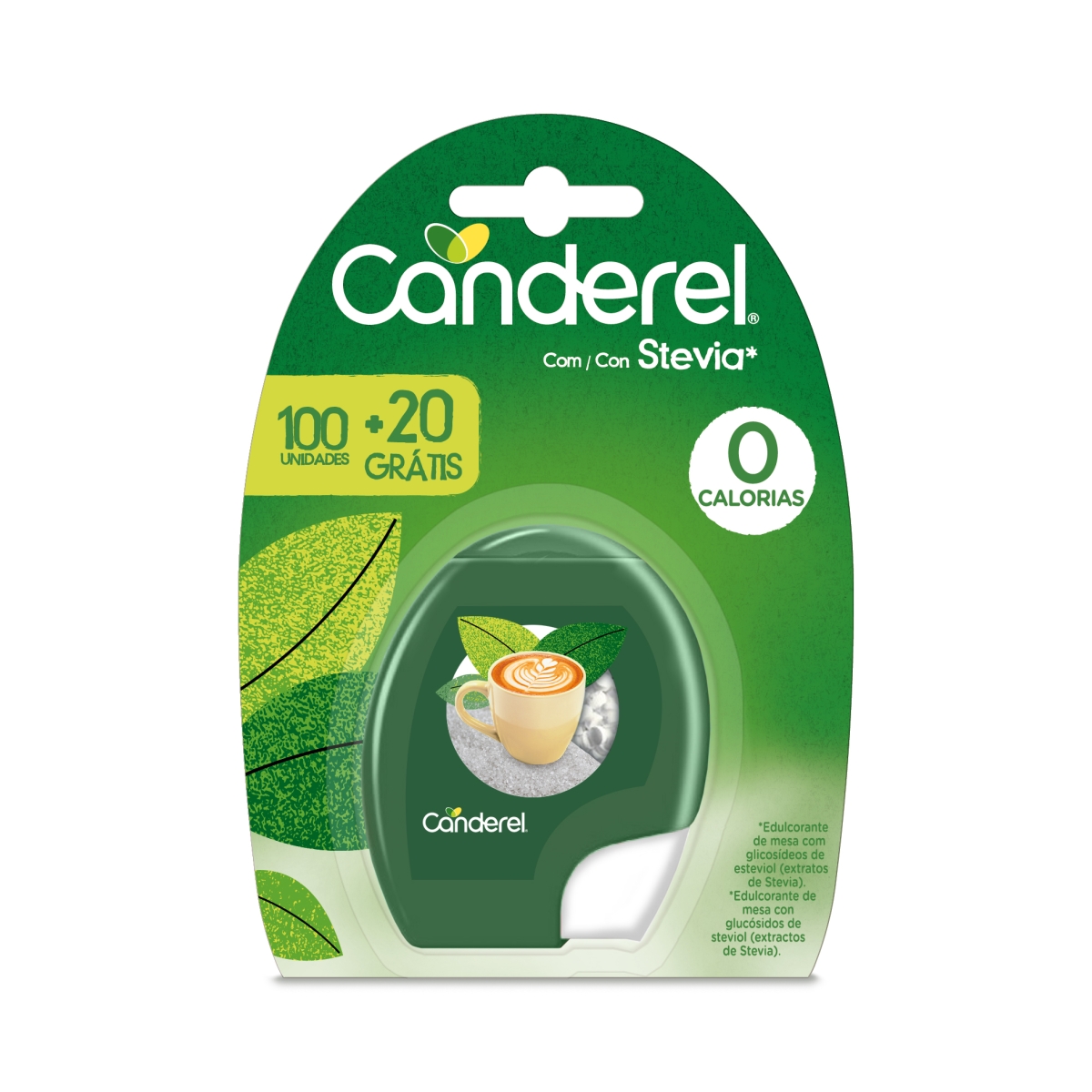 CANDAREL Stevia tabletes, 100+20 gab. - Produkta attēls