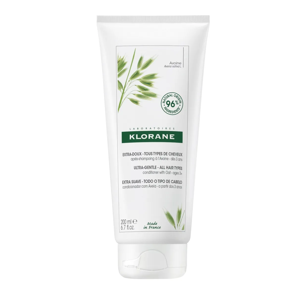 KLORANE kondicionieris ar auzām, 200ml - Produkta attēls