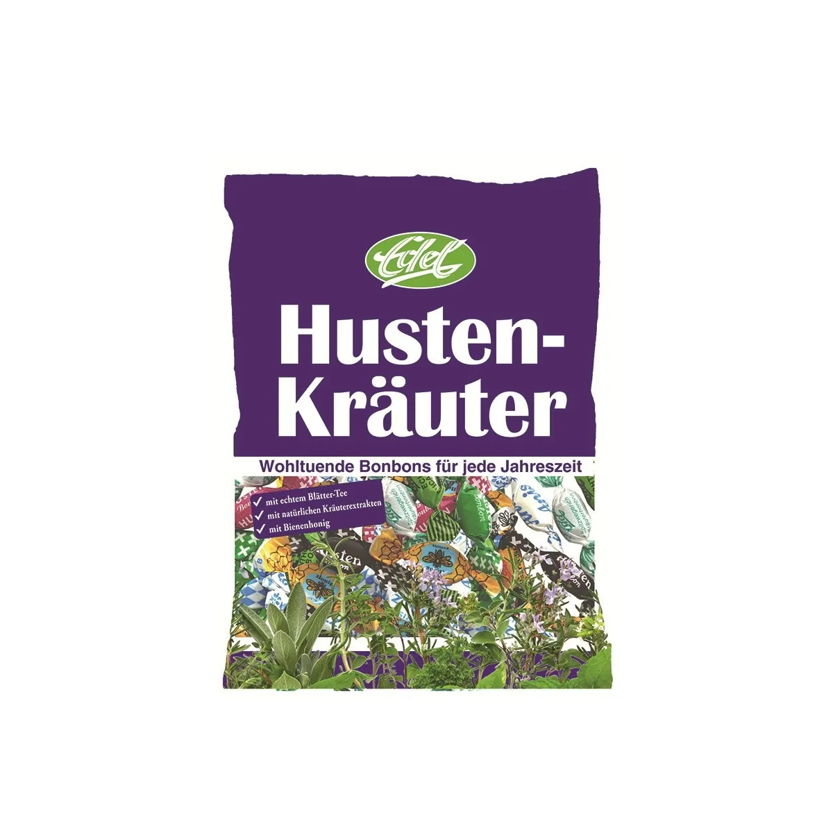 EDEL Hustenbonbons - pretklepus augu karameles, 100g - Produkta attēls