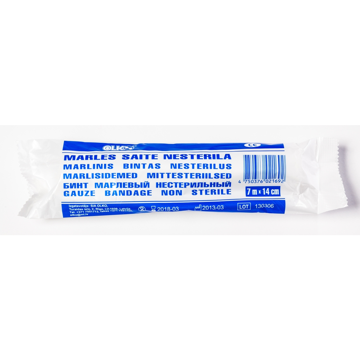 SAITE MARLES NESTERILA 7Mx14CM (OLKO) - Produkta attēls