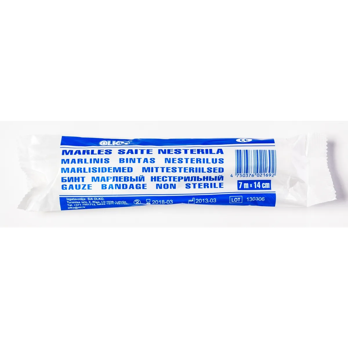 SAITE MARLES NESTERILA 7Mx14CM (OLKO) - Produkta attēls