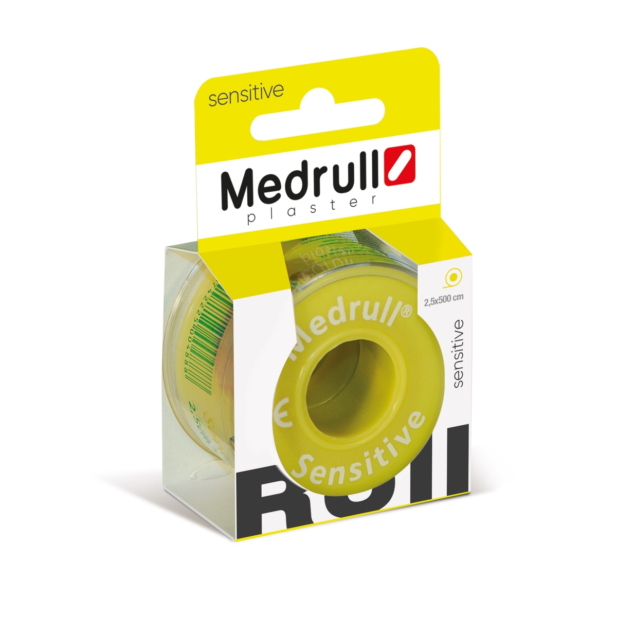 MEDRULL plāksteris "Sensitive", 2,5 cm x 500 cm - Produkta attēls