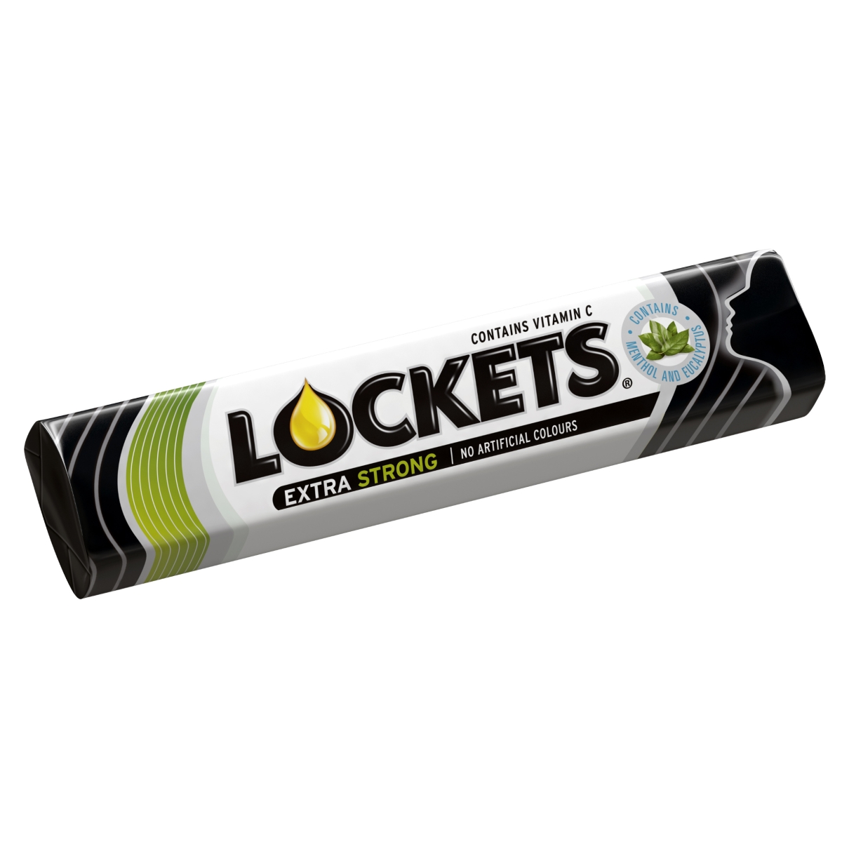 LOCKETS Extra Strong ledenes 41 g, 1 gab - Produkta attēls
