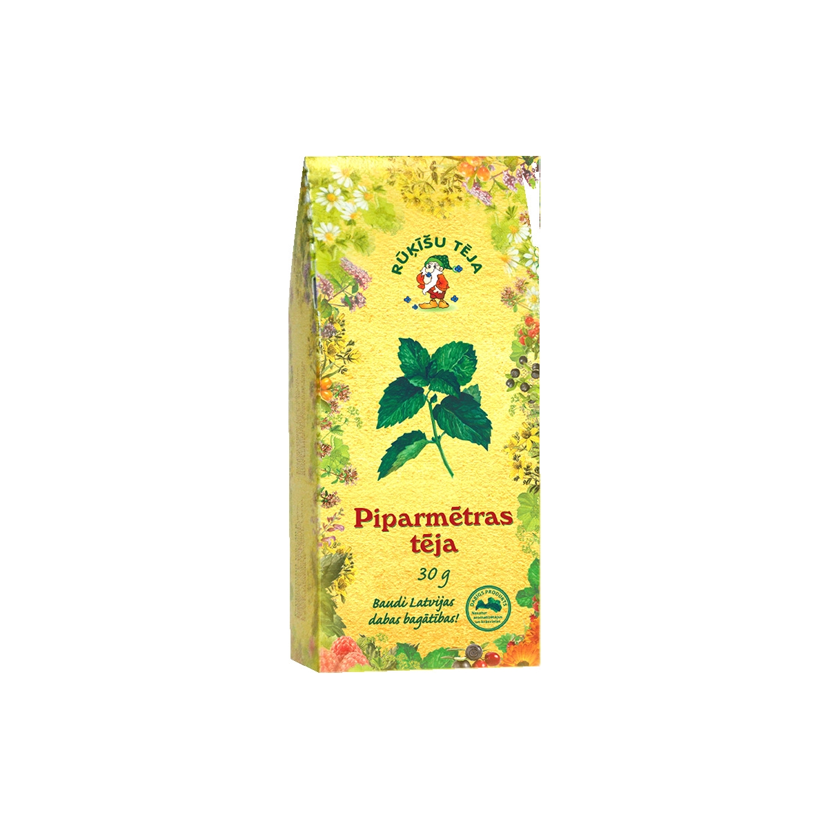 RŪĶĪŠU TĒJA PIPARMĒTRAS 30G - Produkta attēls