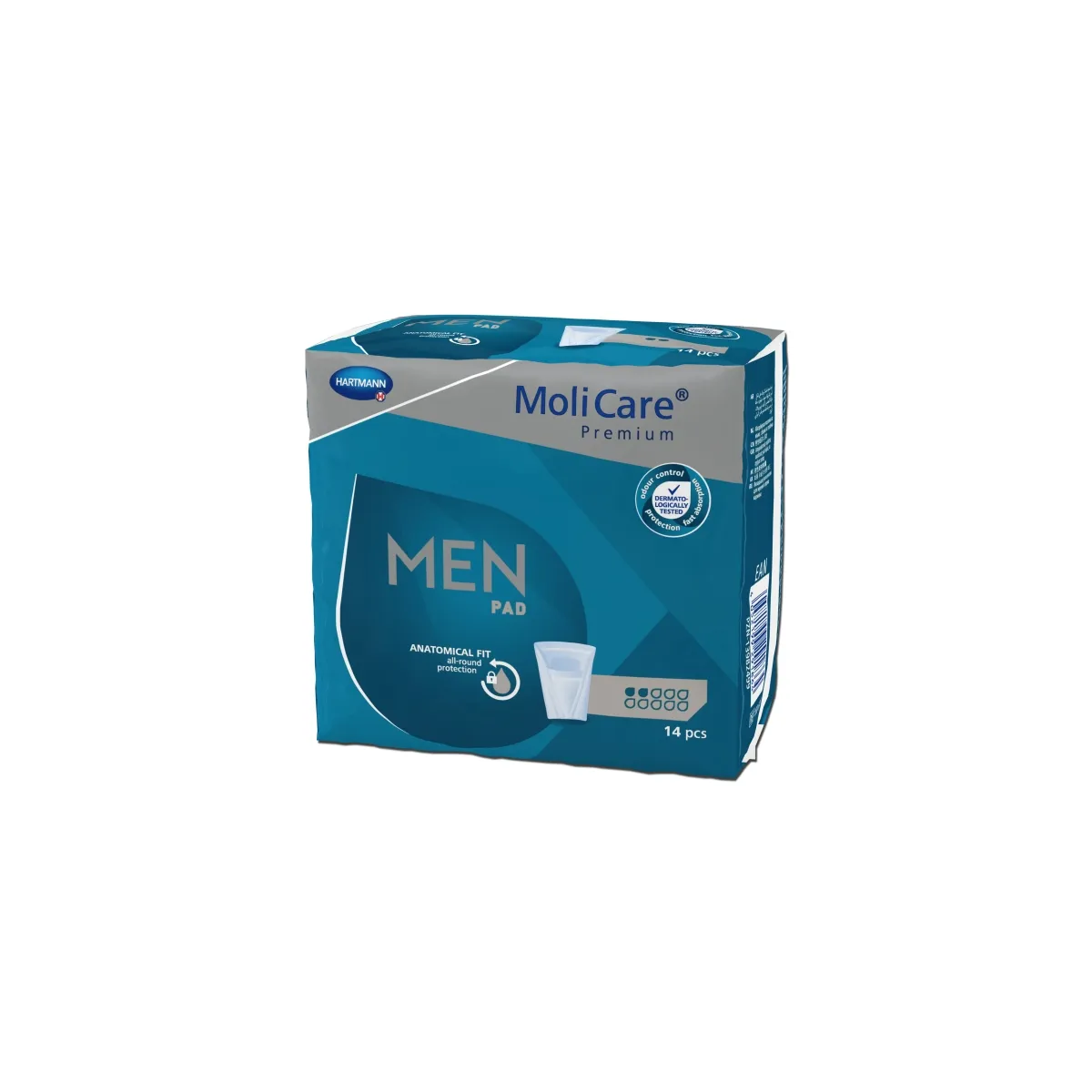 MOLICARE Prem Men Pad ieliktņi (2 piles), 14 gab - Produkta attēls