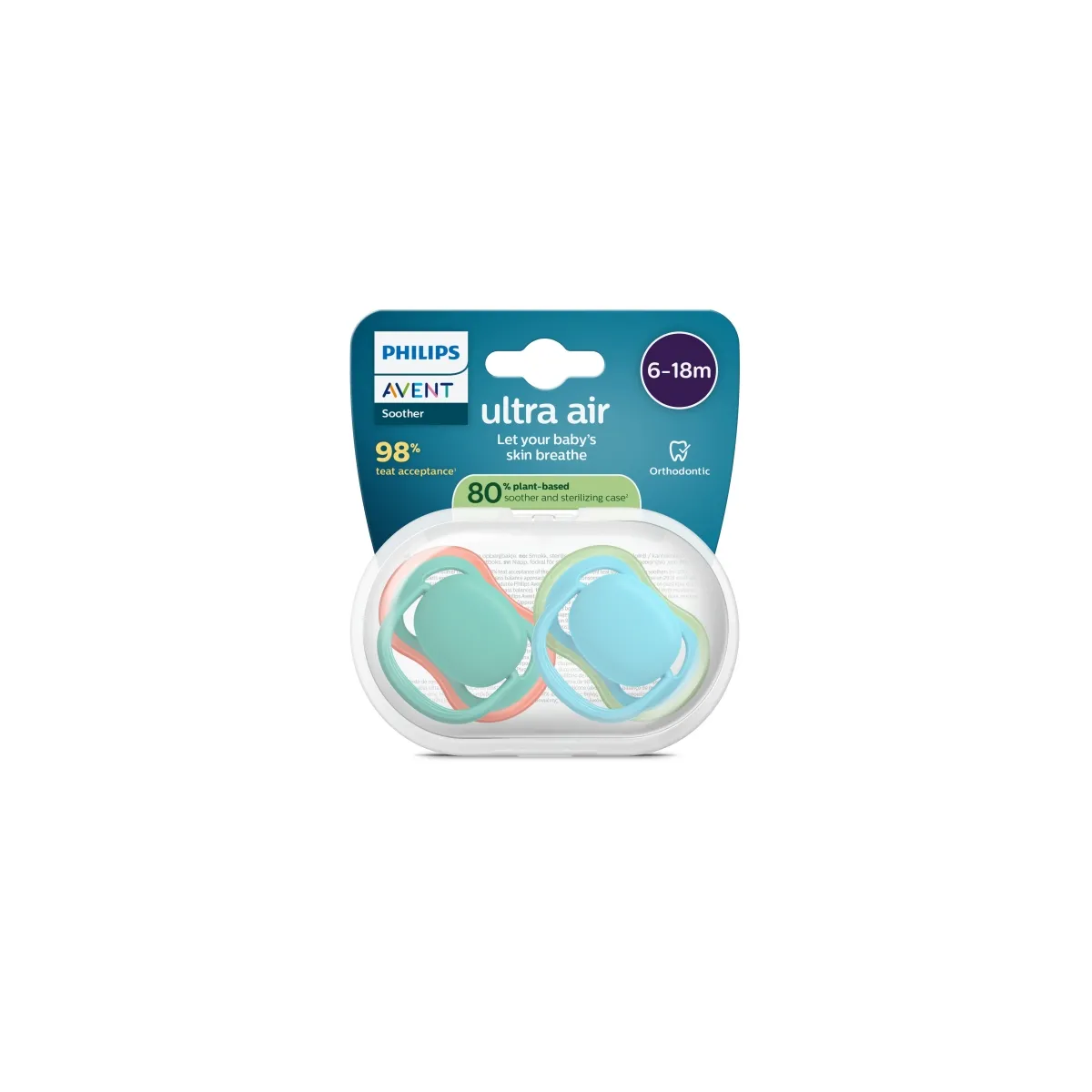 PHILIPS Avent māneklītis Ultra Air, 6-18M (2 gab) - Produkta attēls