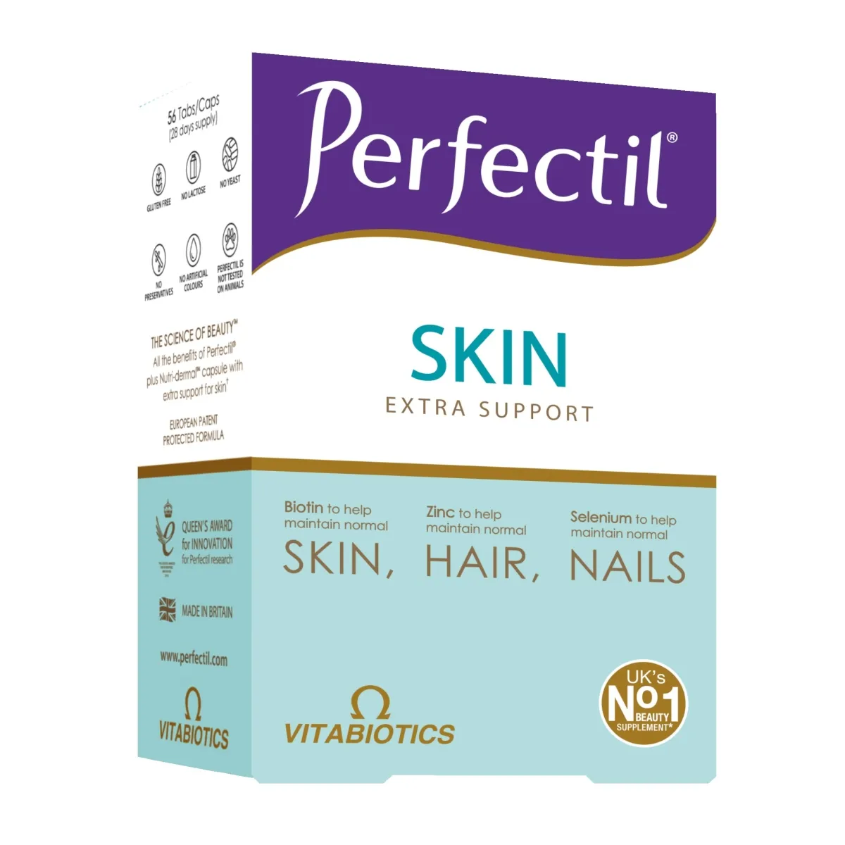 PREFECTIL® Skin, 28 tabletes un 28 kapsulas - Produkta attēls
