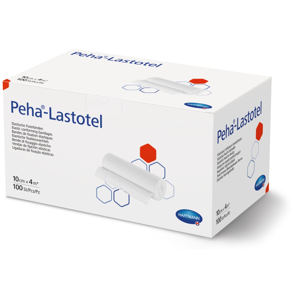 PEHA-LASTOTEL elastīga marles saite, 10 cm x 4 m - Produkta attēls