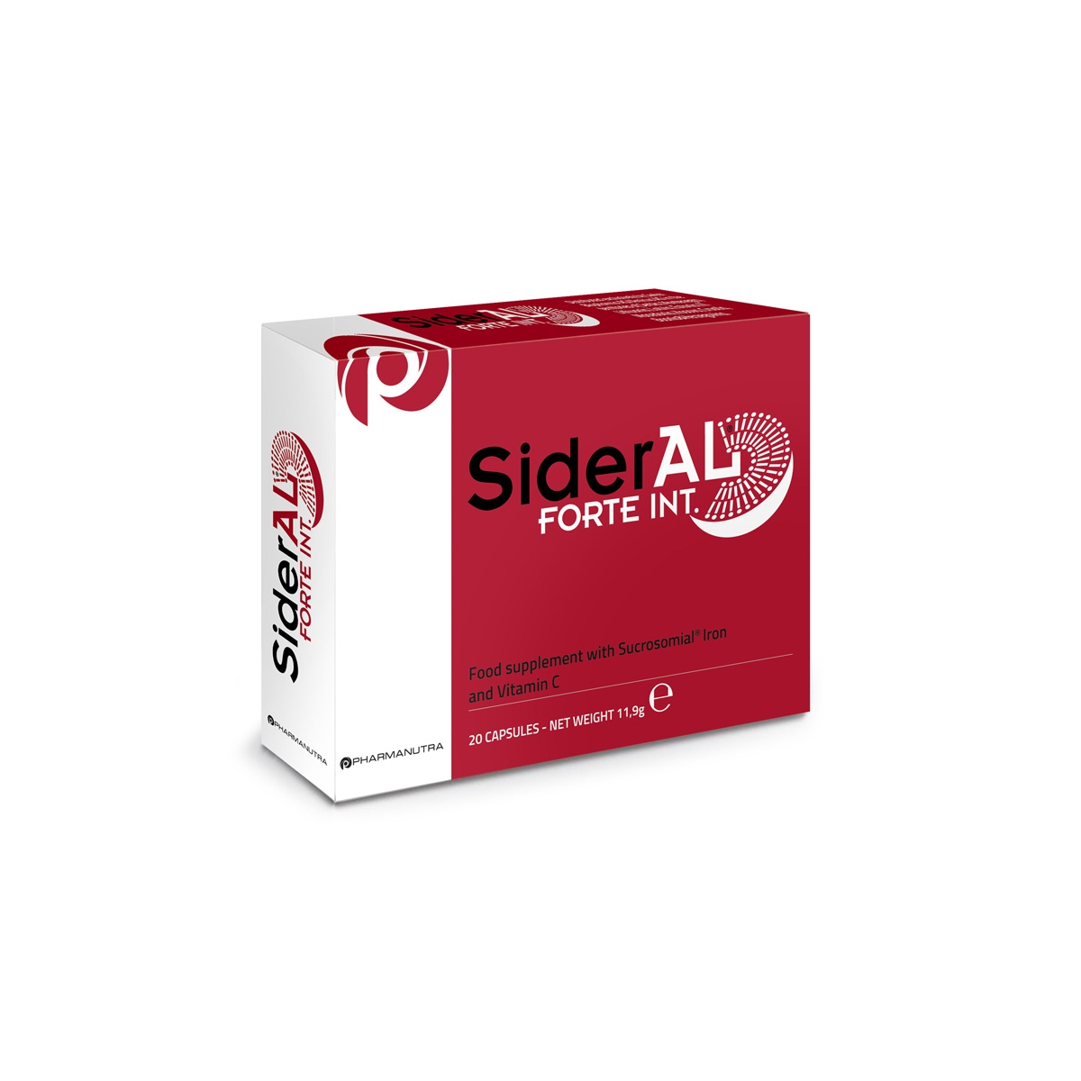 SIDERAL® Forte 30mg kapsulas, 20gab. - Produkta attēls