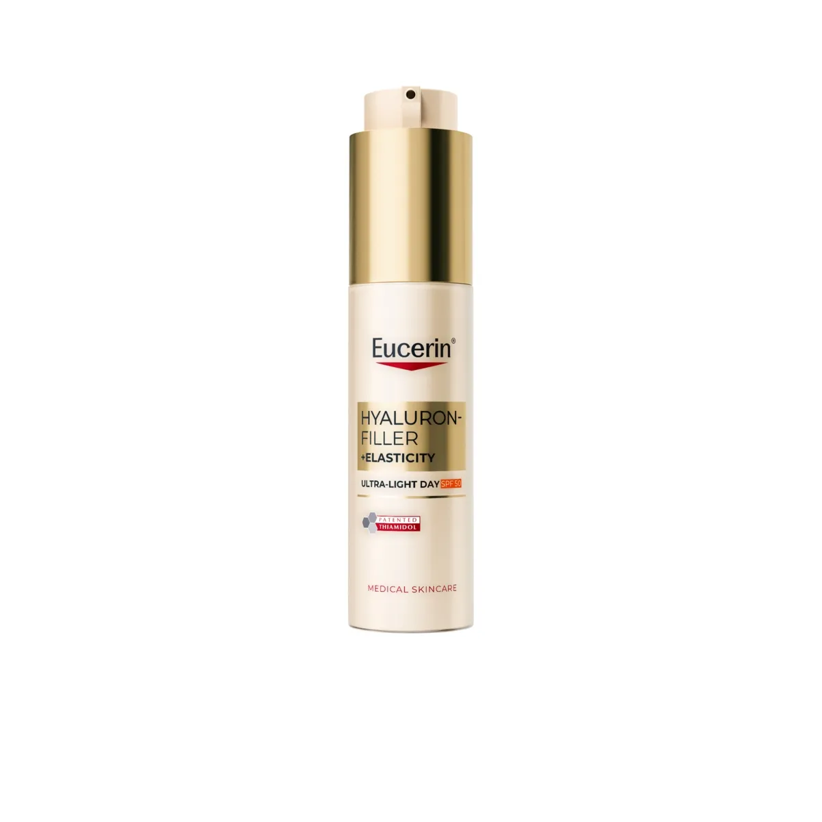 EUCERIN Hyaluron-Filler + Elasticity dienas krēms ar SPF 50, 50 ml - Produkta attēls