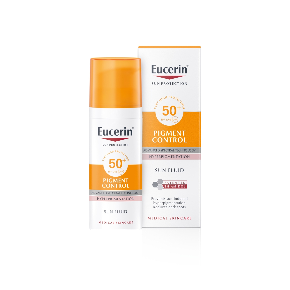 EUCERIN Sun Pigment Control šķidrais sauļošanās līdzeklis pret hiperpi - Produkta attēls