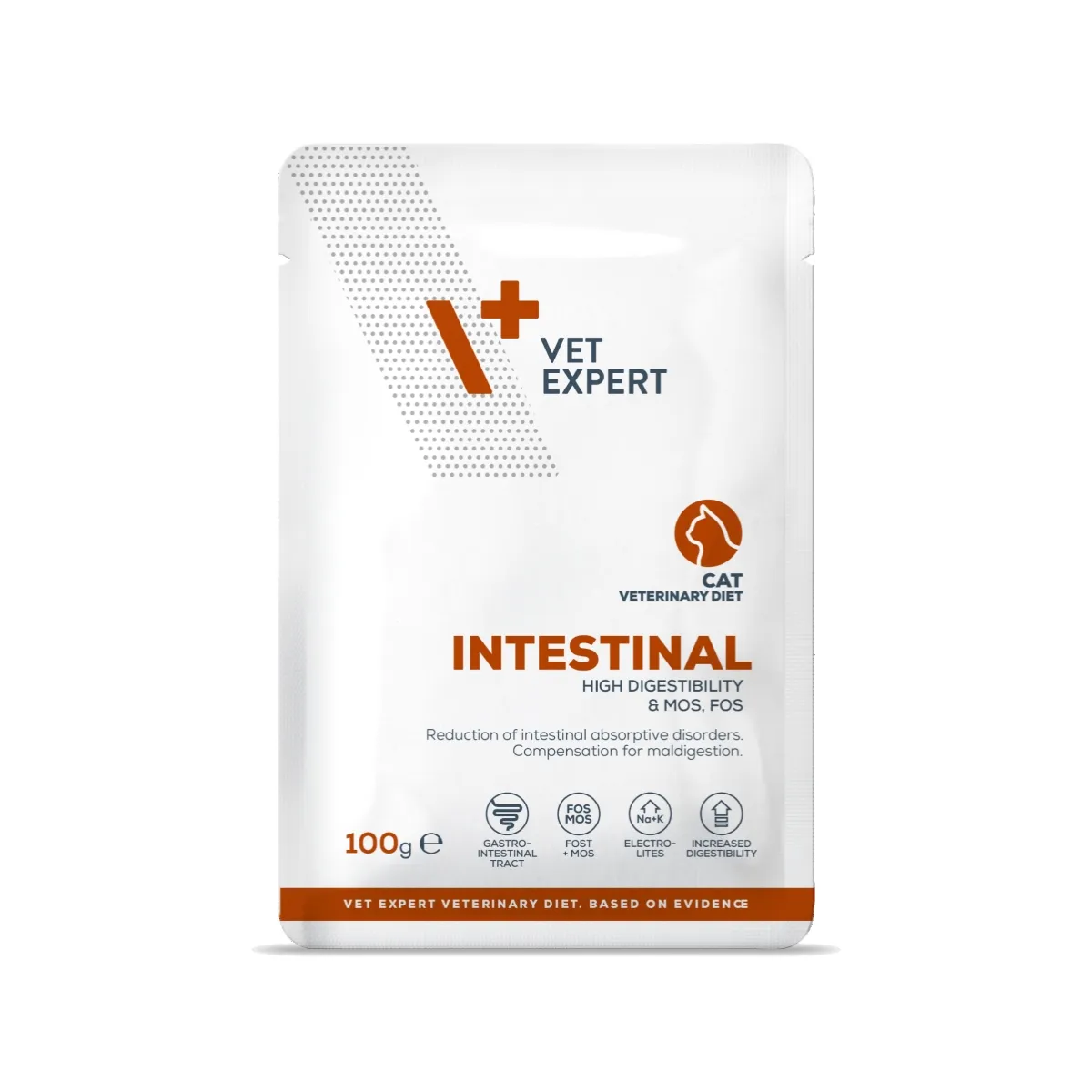 4T VD KAĶU INTESTINAL PAC 100G N12 LIELLOPS/VISTA - Produkta attēls