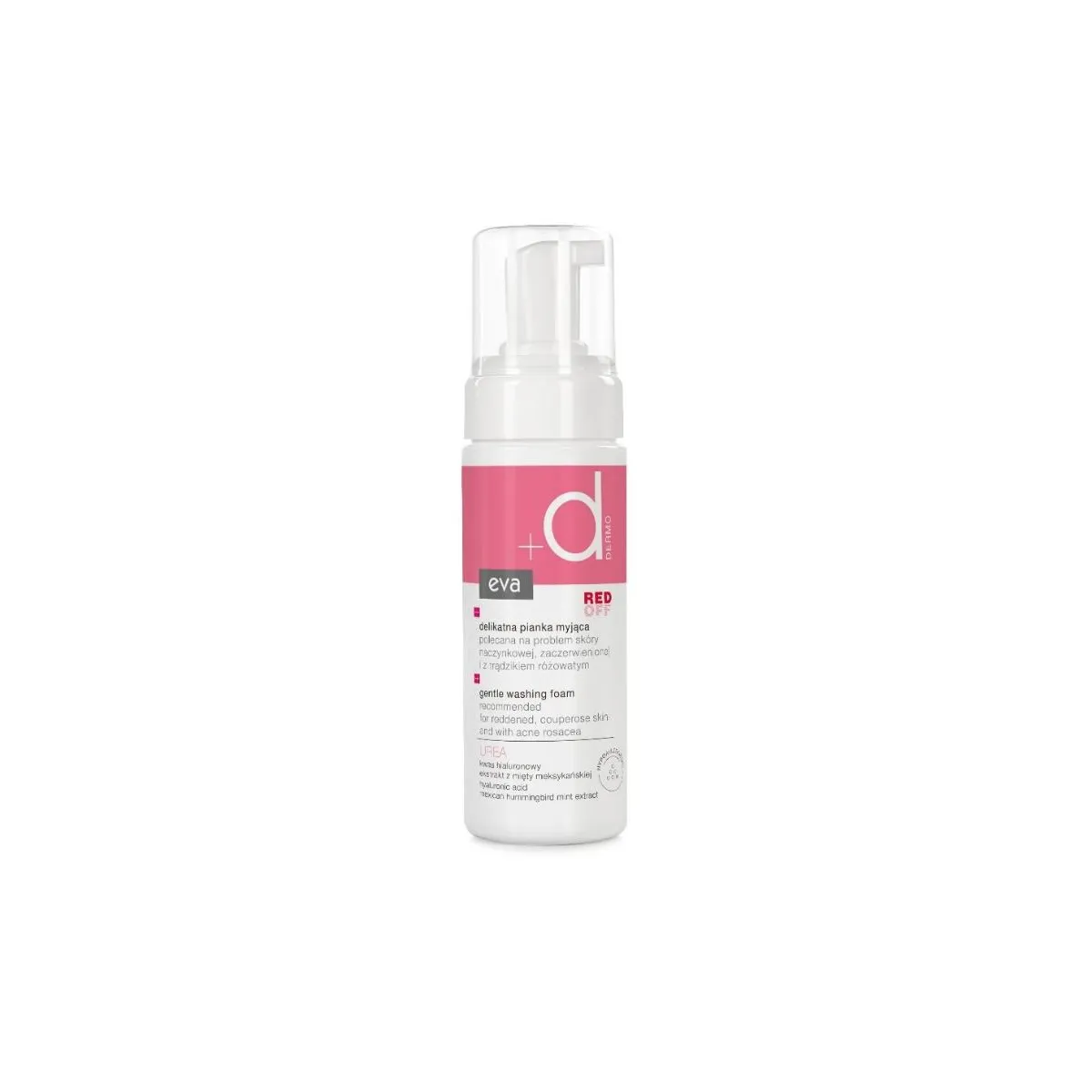 EVA DERMO Red Off attīrošas putas kuperozai sejas ādai, 150 ml - Produkta attēls