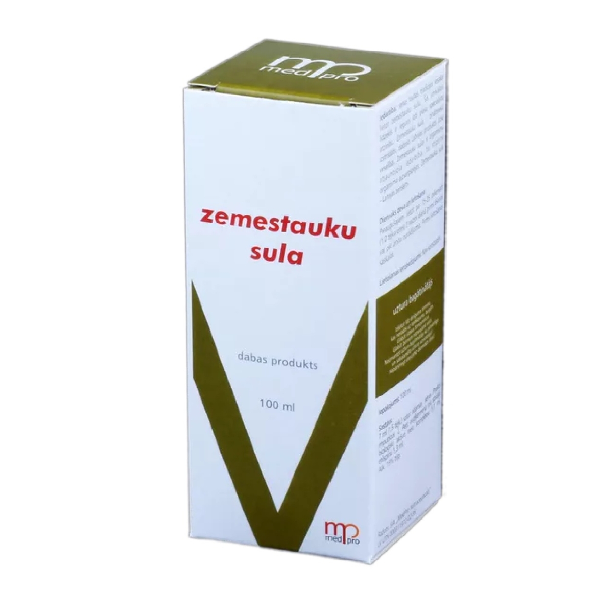 MEDPRO ZEMESTAUKU SULA 100ML - Produkta attēls