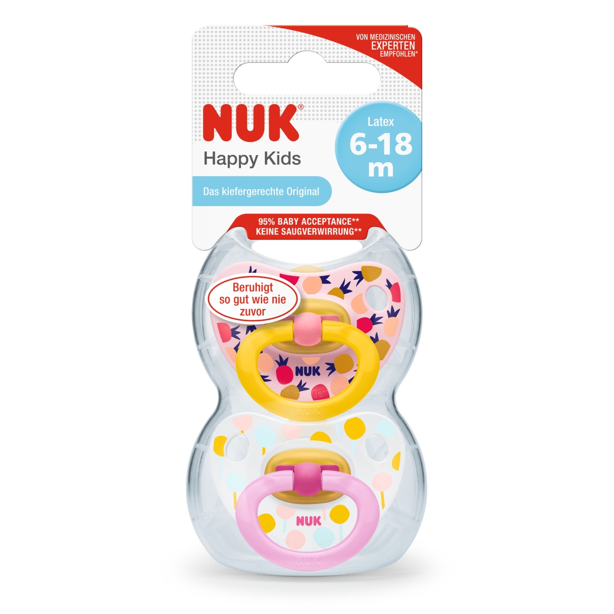 NUK Star 2LA māneklītis (6 - 18 mēn.), 2 gab - Produkta attēls