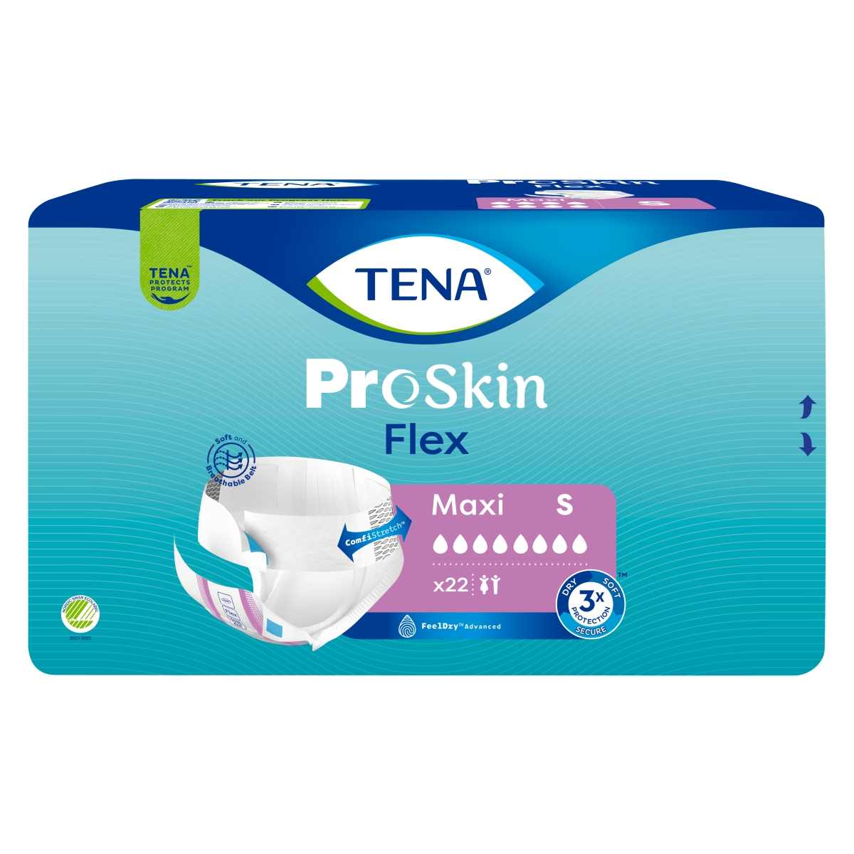 TENA Flex Maxi jostiņbikses S izmērs, 22 gab. - Produkta attēls