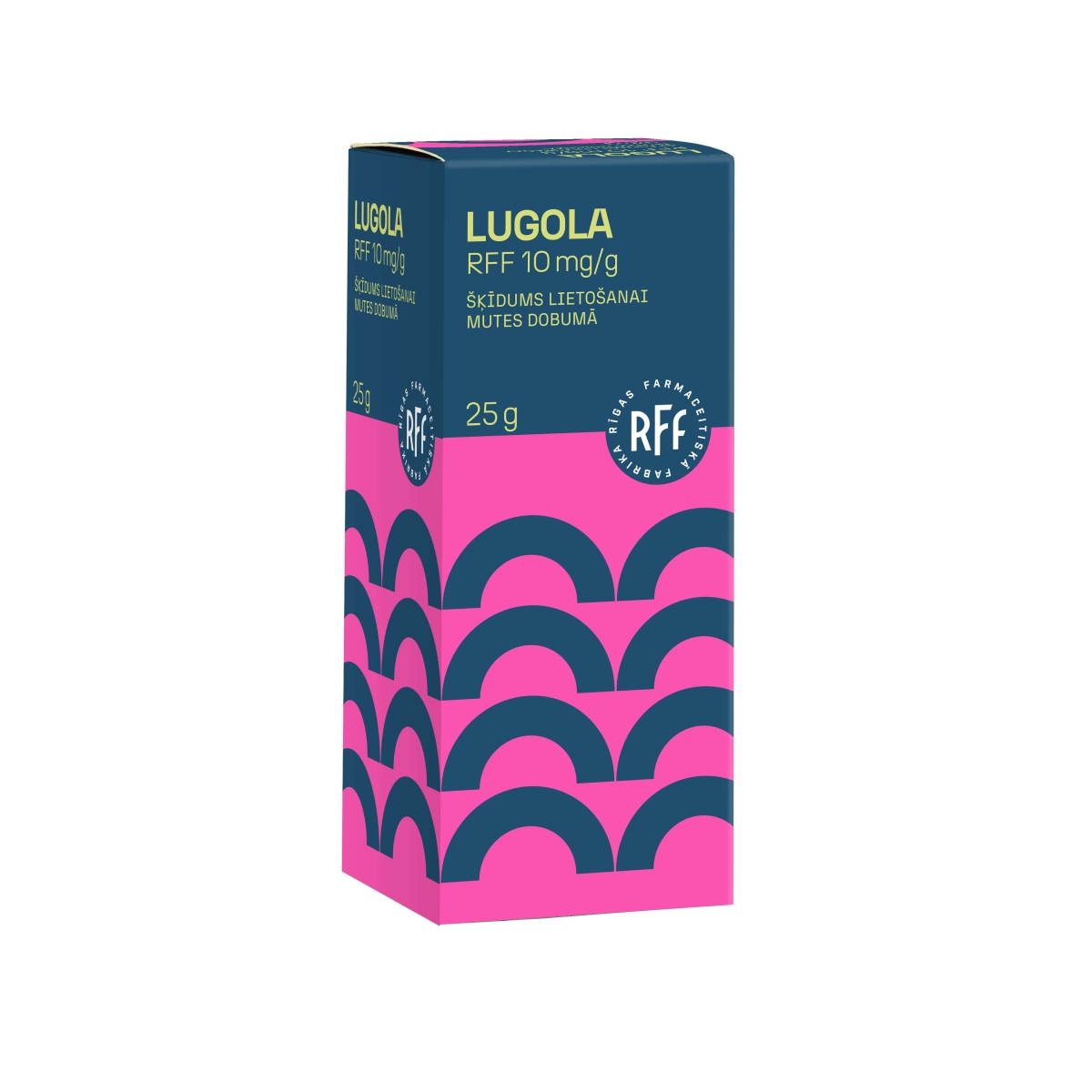 RFF Lugola 10 mg/g šķīdums, 25 g - Produkta attēls