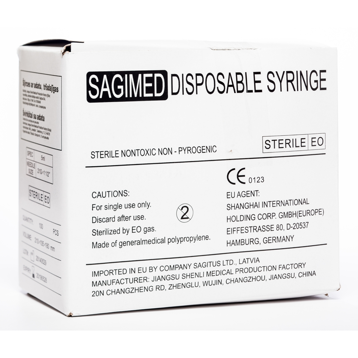 SYRINGE TRĪSKOMP.5ML 21G (0.8X38) SLIP N100 - Produkta attēls