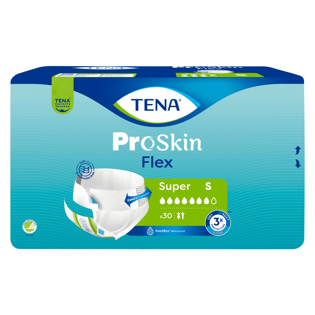 TENA Flex Super jostiņbikses S izmērs, 30 gab. - Produkta attēls