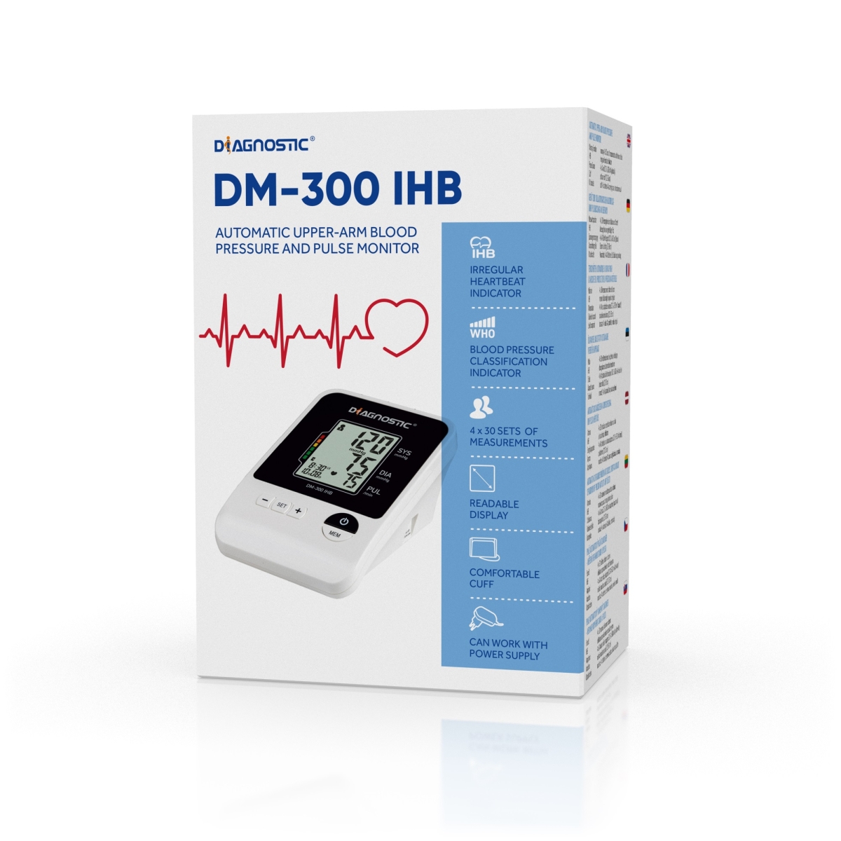 DIAGNOSTIC DM-300 IHB tonometrs (augšdelma) - Produkta attēls