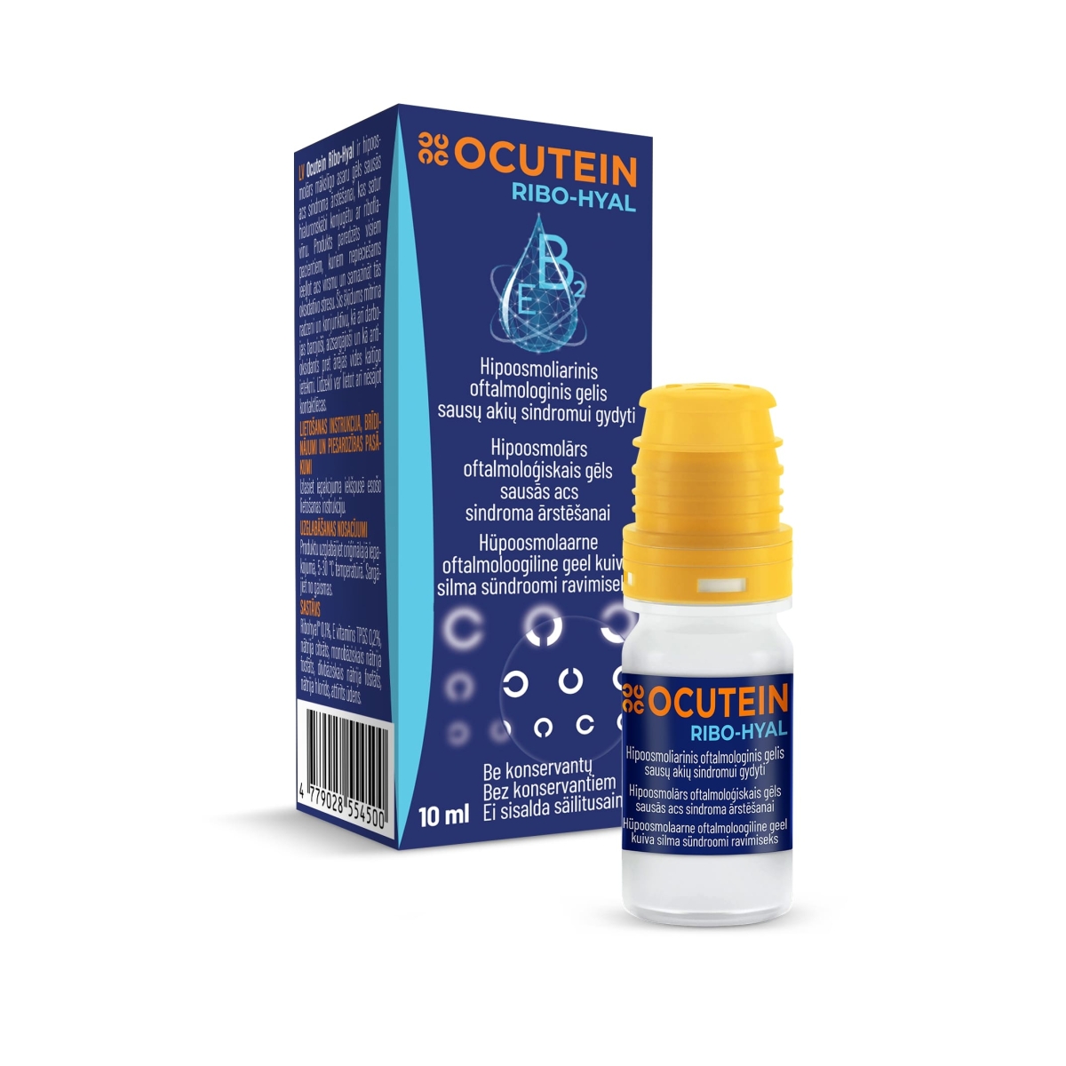 OCUTEIN Ribo-Hyal gels, 10 ml - Produkta attēls