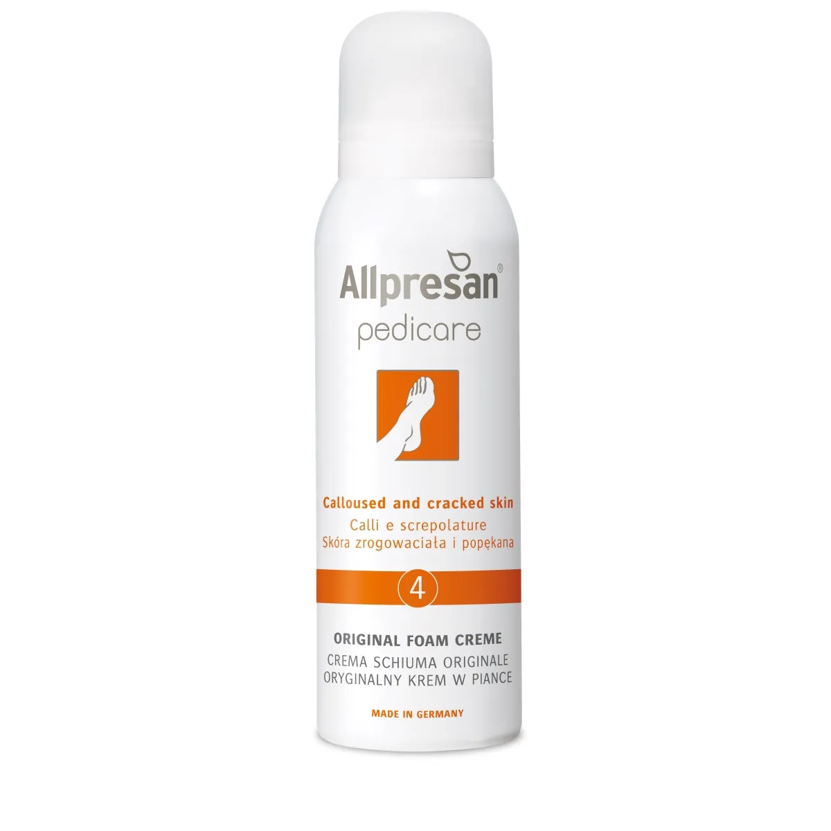 ALLPRESAN *4 putas-krēms saplaisājušai un sabiezējušai pēdu ādai, 125ml - Produkta attēls