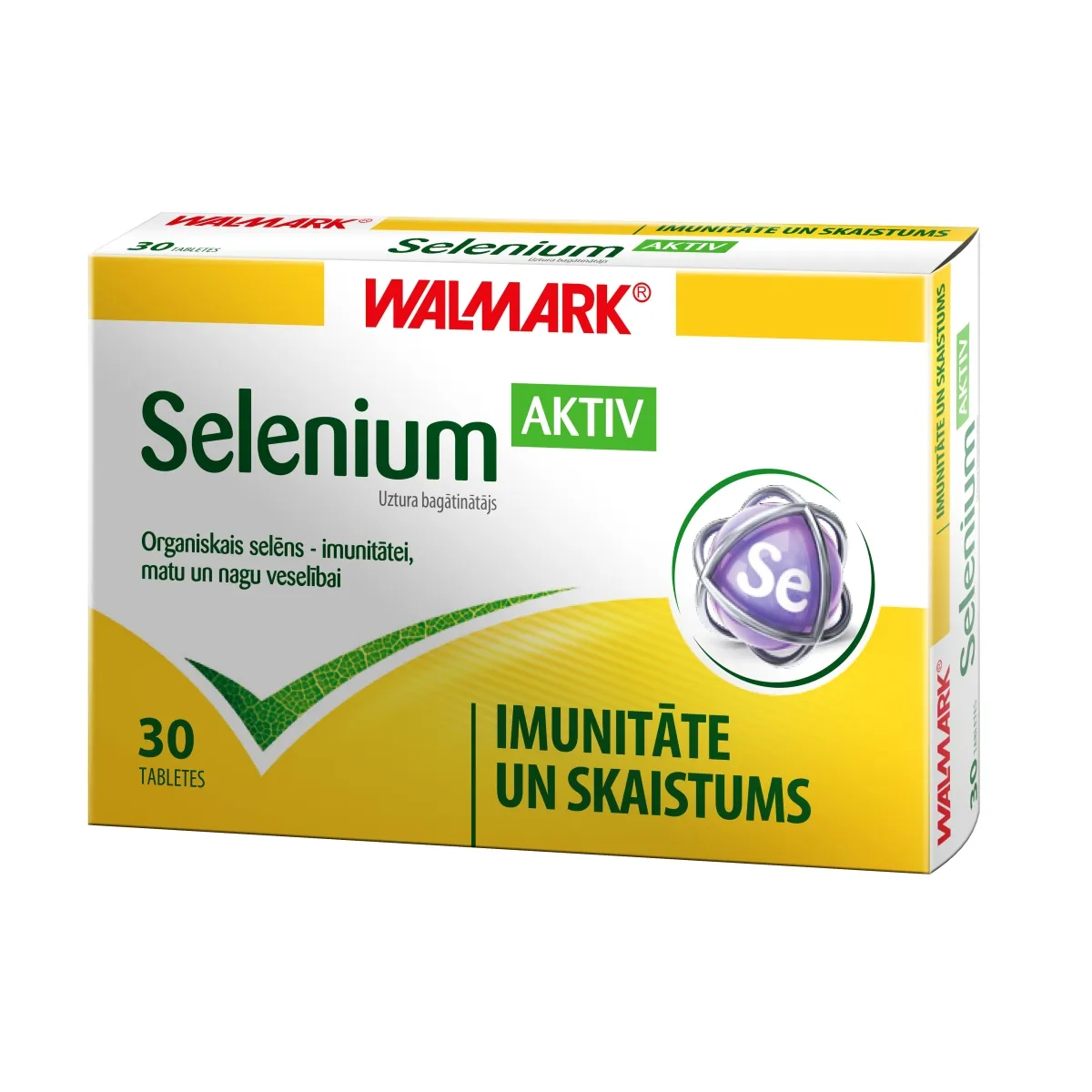 WALMARK Selenium Aktiv tabletes, 30 gab. - Produkta attēls