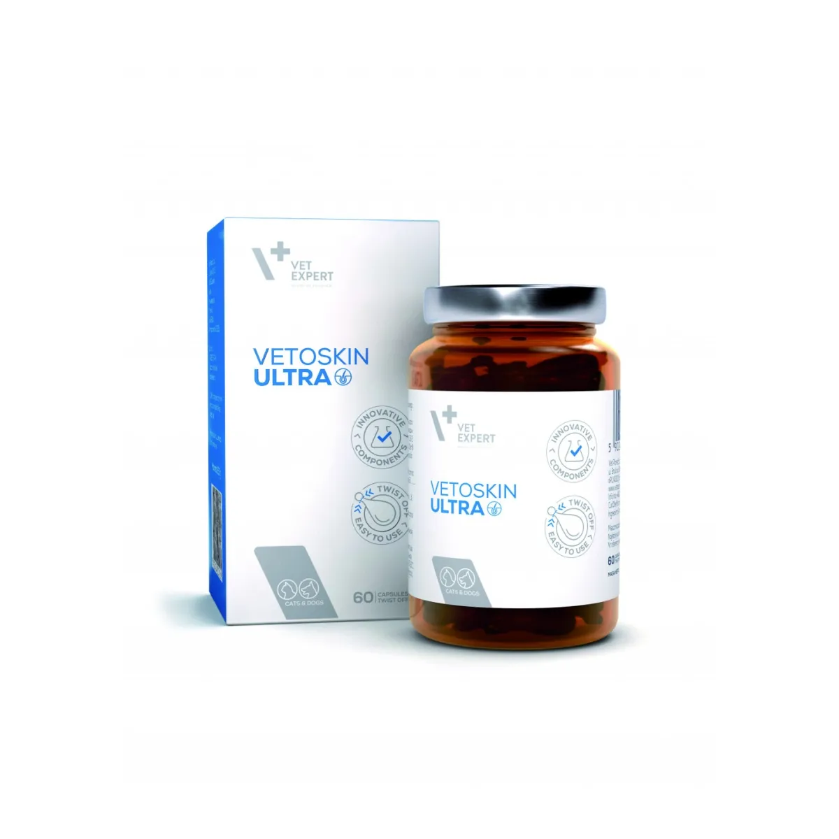 VE VETOSKIN ULTRA KAPS N60 SUŅIEM/KAĶIEM - Produkta attēls