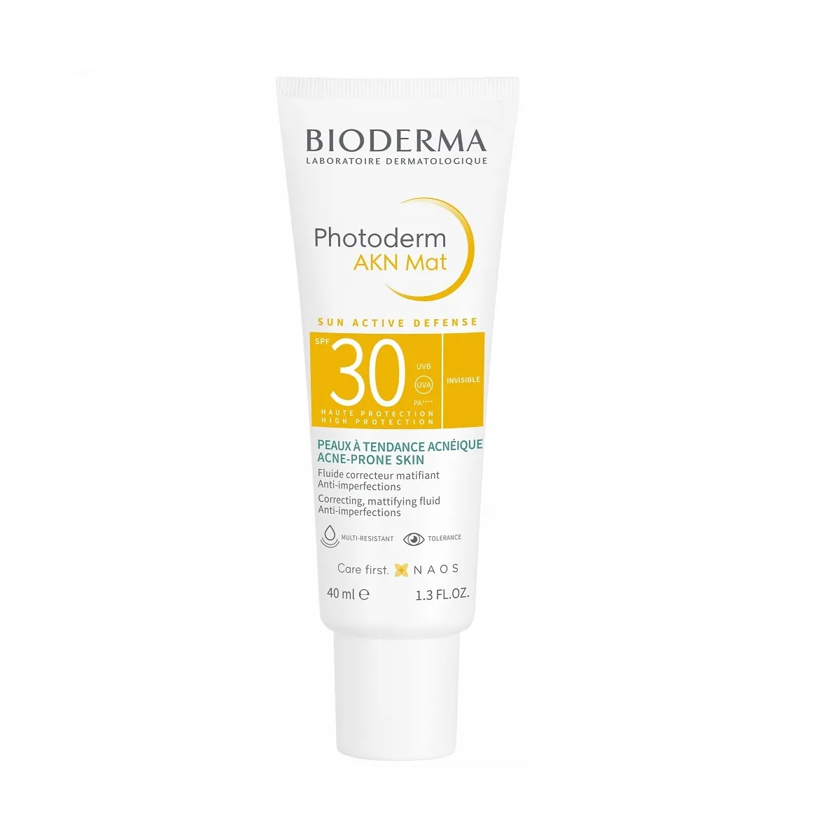 BIODERMA Photoderm AKN Mat SPF 30 aizsargfluīds, 40 ml - Produkta attēls