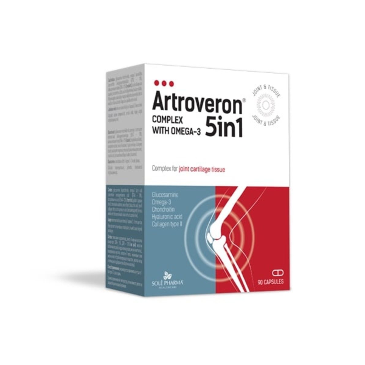 ARTROVERON® 5 IN 1 kapsulas, 90 gab - Produkta attēls