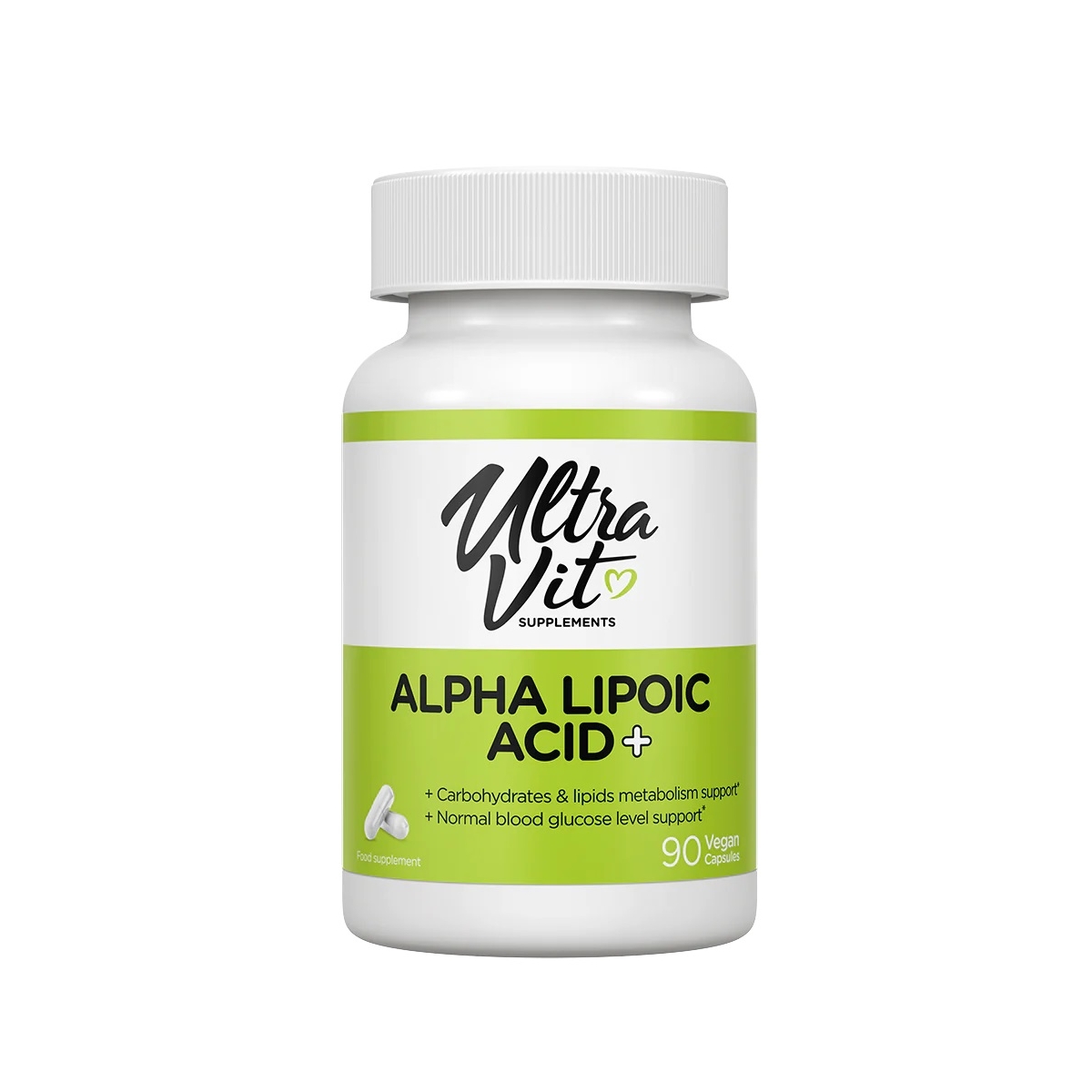 ULTRAVIT alpha lipoic acid+ kapsulas, 90 gab. - Produkta attēls
