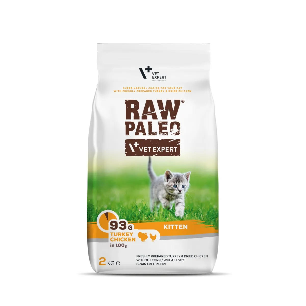 RAW PALEO KAĶĒNU SAUSĀ B TĪTARS/VISTA 2KG - Produkta attēls