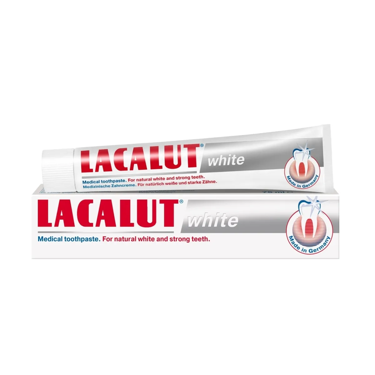 LACALUT White zobu pasta, 75 ml - Produkta attēls