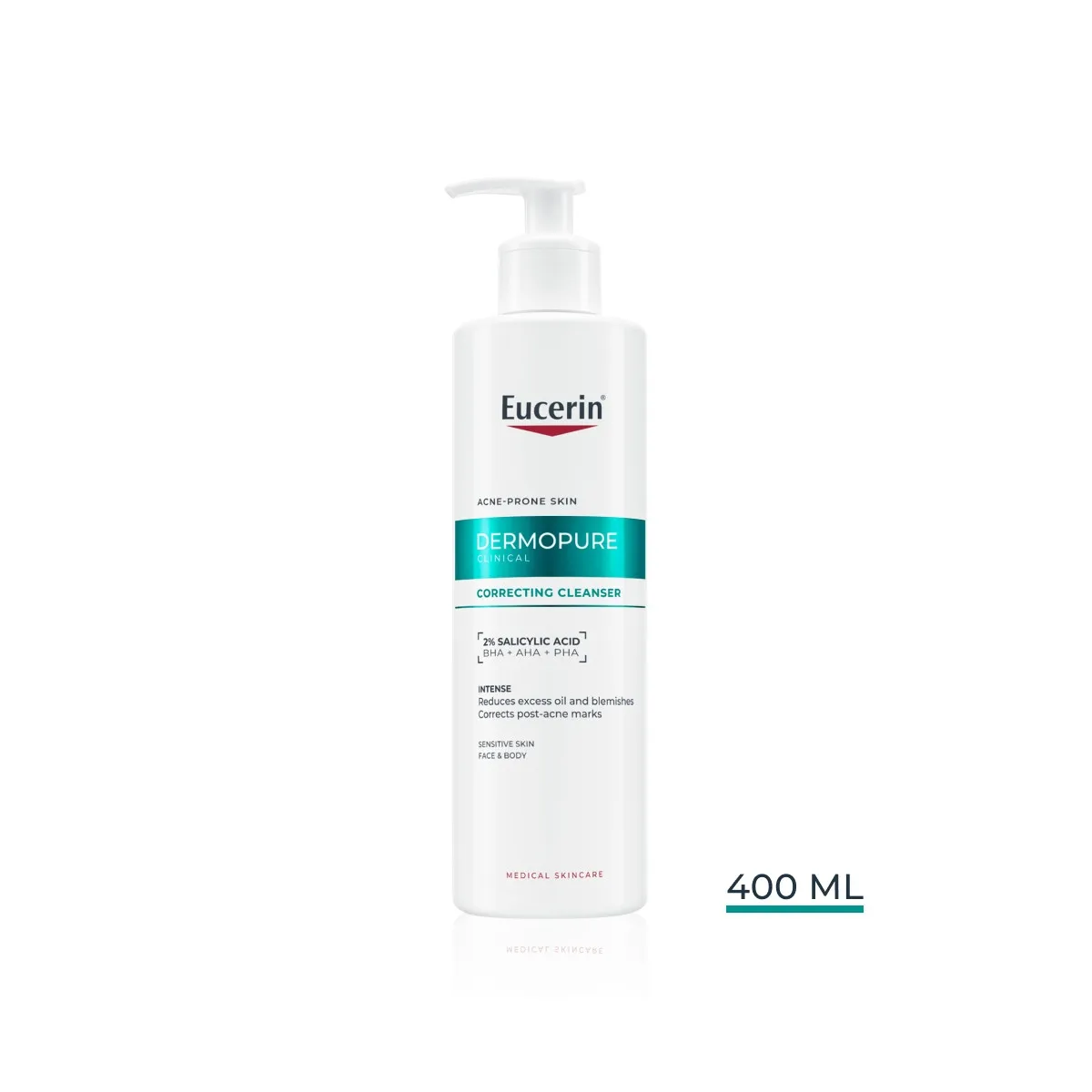 EUCERIN DermoPure Clinical koriģējoša attīrošā želeja, 400 ml - Produkta attēls