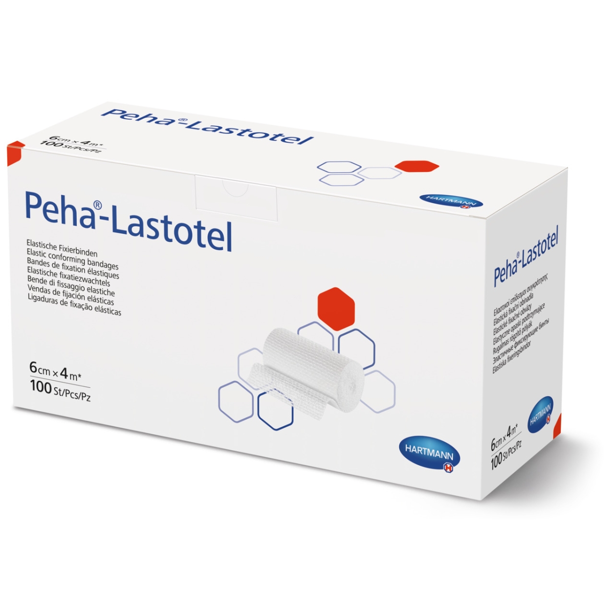 PEHA-LASTOTEL elastīga marles saite, 6 cm x 4 m - Produkta attēls