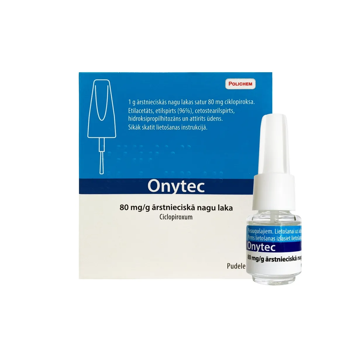 ONYTEC ĀRSTN NAGU LAKA 80MG/G 3.3ML - Produkta attēls
