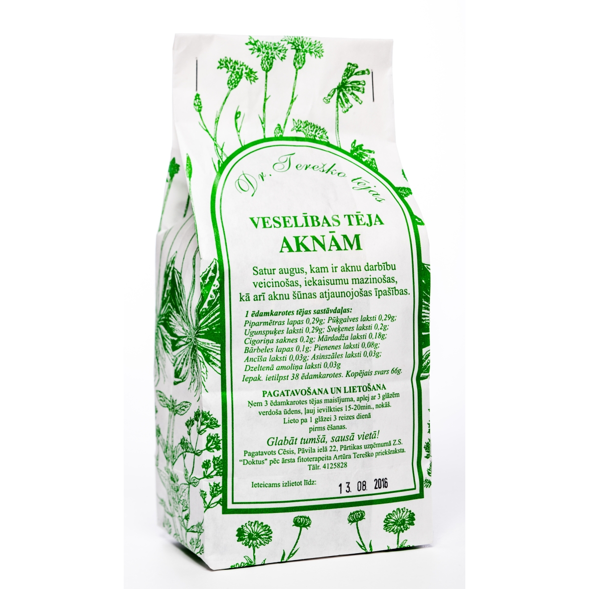 TEREŠKO tēja aknām, 70 g. - Produkta attēls