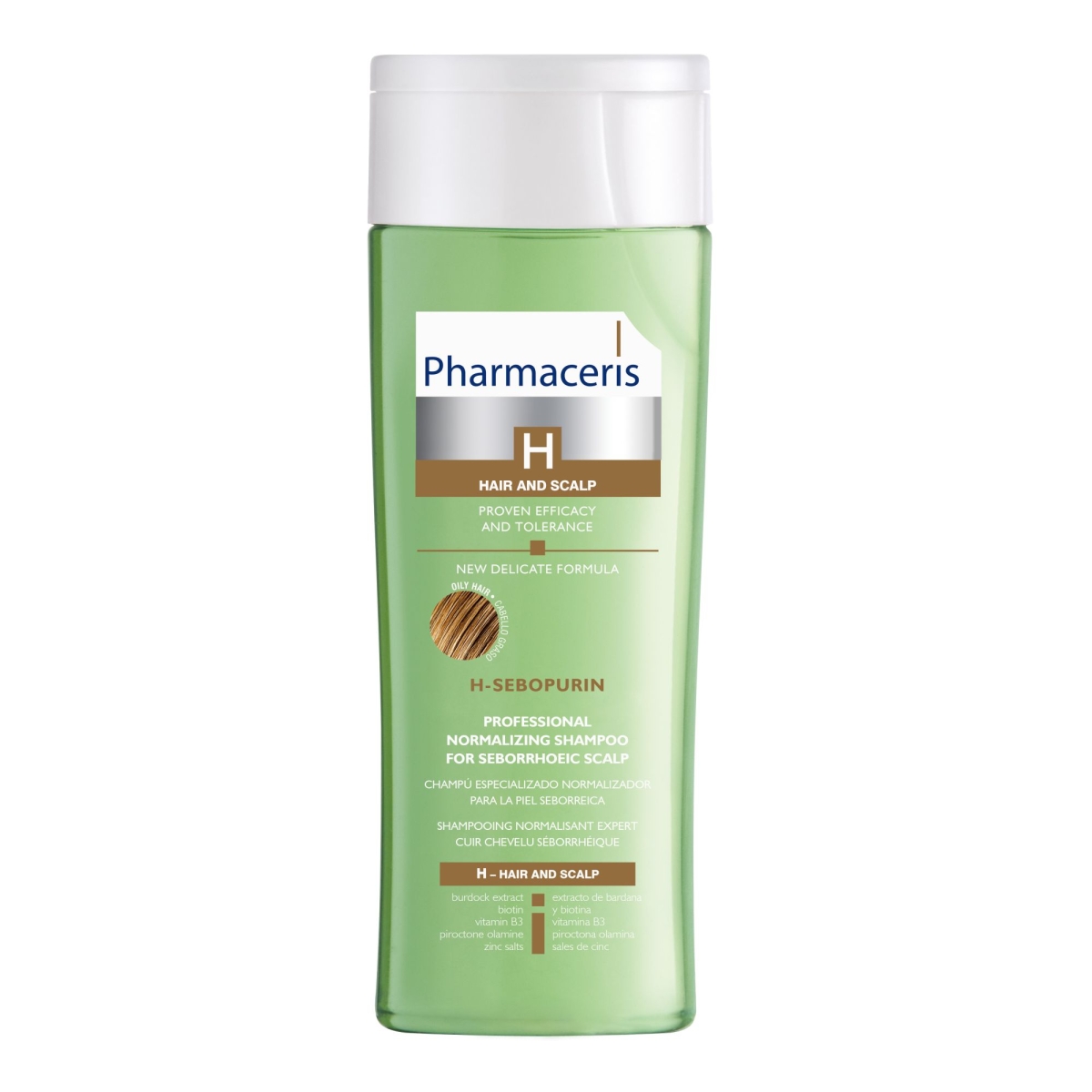 PHARMACERIS H.Sebopurin šampūns, 250 ml - Produkta attēls