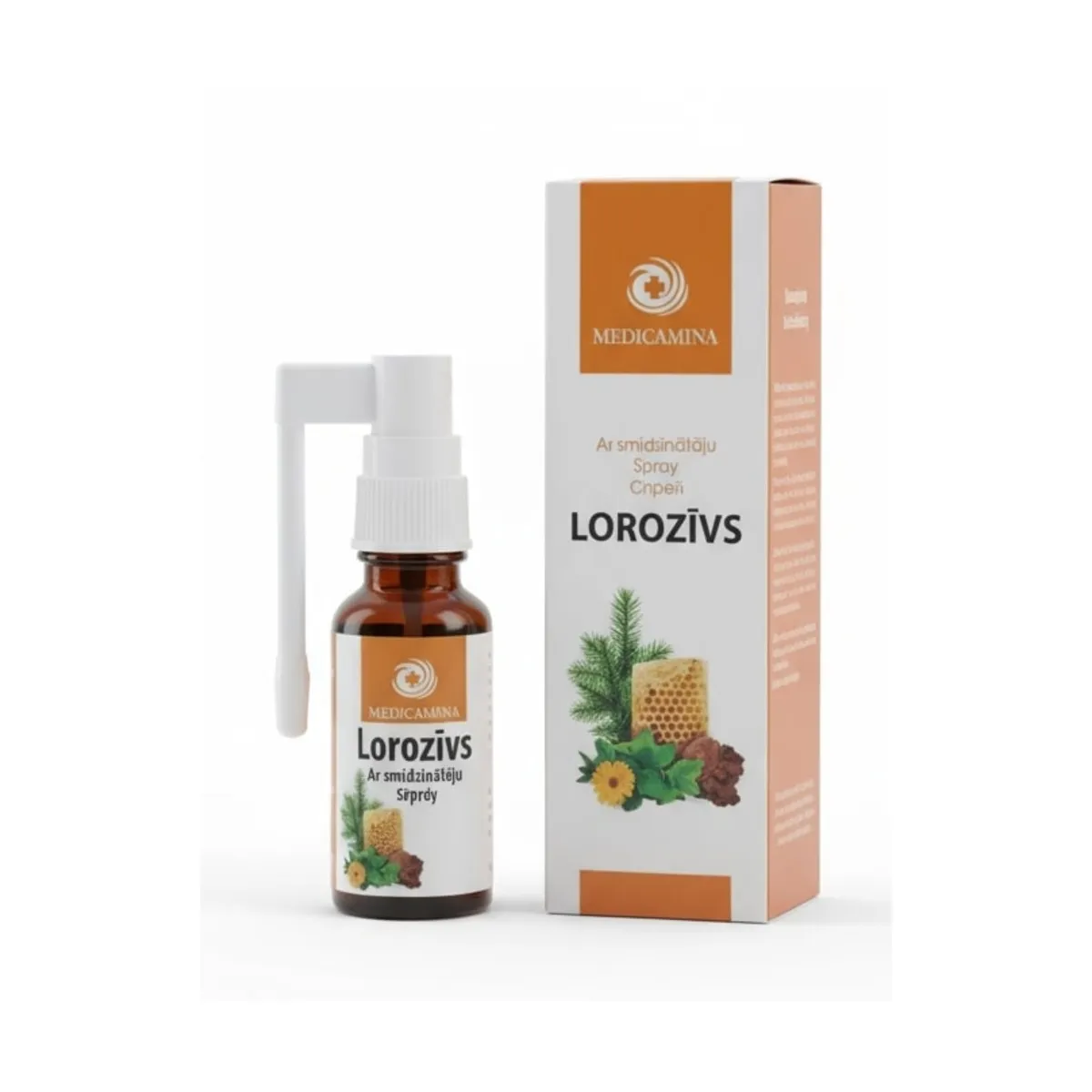 LOROZĪVS aerosols kaklam, 20 g. - Produkta attēls