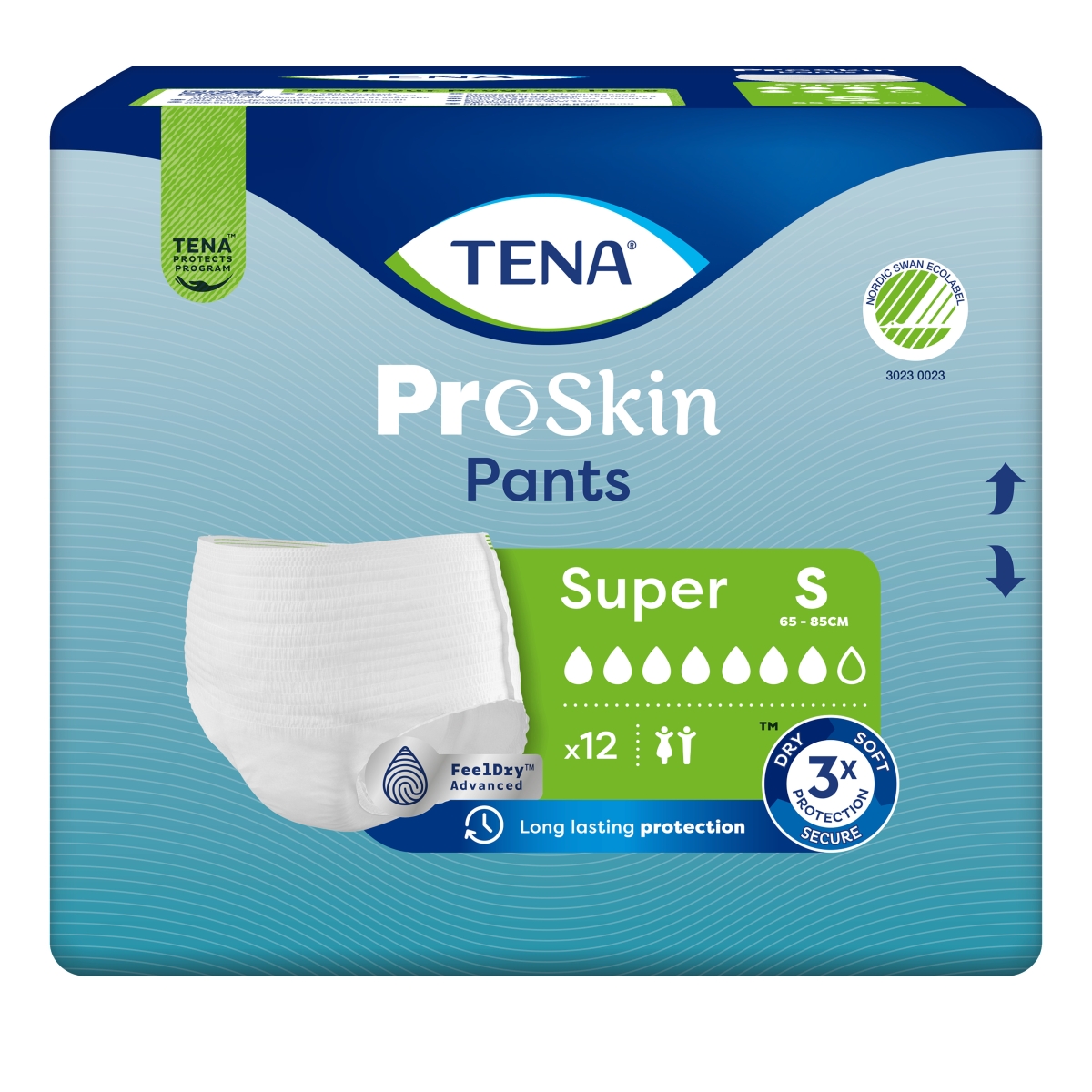 TENA Pants Super biksītes S izmērs, 12 gab. - Produkta attēls