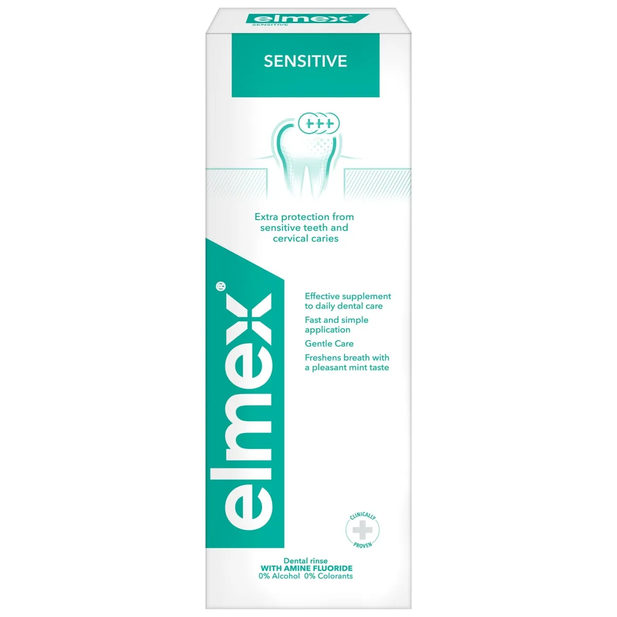 ELMEX® Sensitive mutes skalojamais līdzeklis, 400 ml - Produkta attēls